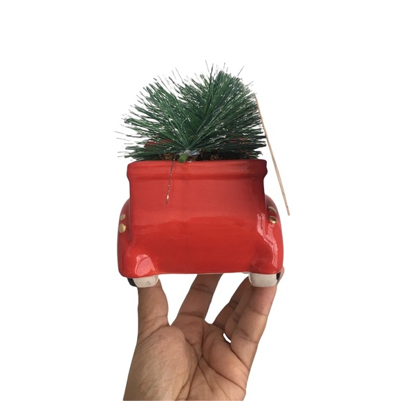 Red Christmas Truck With Tree Christmas Decoration